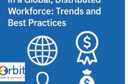 Digital illustration representing global compensation and rewards strategy for distributed workforces