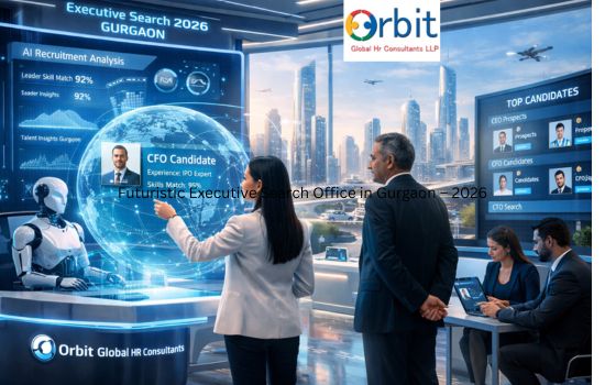 Futuristic executive search firm in Gurgaon using AI technology to hire senior leaders in 2026