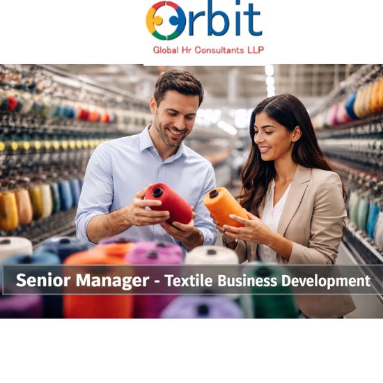 Senior Textile Manager job opening in Surat – fabric, weaving and knitting expertise required