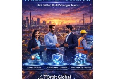 Futuristic recruitment image showing professionals hiring skilled talent in Faridabad and Sonipat, representing the best recruitment agency in these industrial regions.