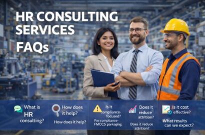 HR consulting services FAQs addressing compliance, workforce planning, retention, and cost effectiveness for industrial businesses