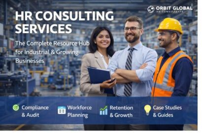 HR consulting services pillar page showcasing compliance, workforce planning, retention, and growth for industrial businesses