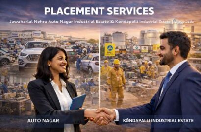 Placement services in Jawaharlal Nehru Auto Nagar and Kondapalli Industrial Estate Vijayawada