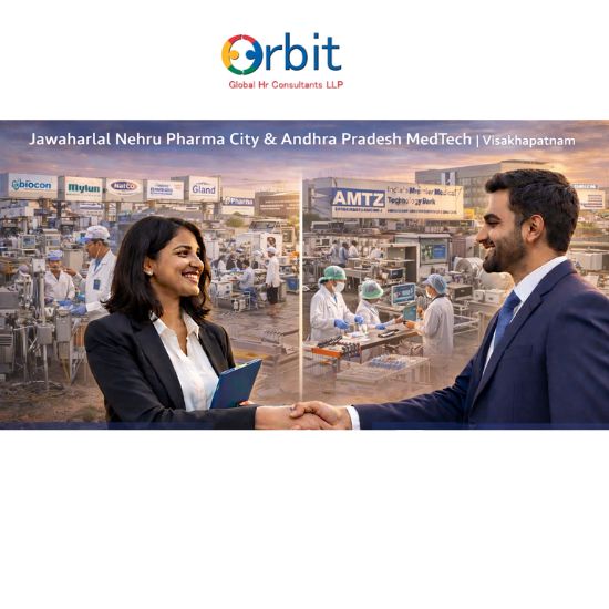 Placement services at Jawaharlal Nehru Pharma City and Andhra Pradesh MedTech Zone Visakhapatnam