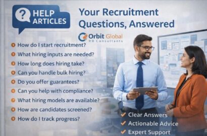 Help articles answering recruitment and HR service questions by Orbit Global HR Consultants