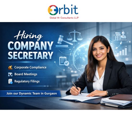 Hiring Company Secretary in Gurgaon – corporate compliance and board governance role