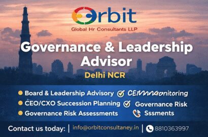 Governance and Leadership Advisory services by Orbit Global HR Consultants LLP in Delhi NCR for board effectiveness and CEO CXO succession planning