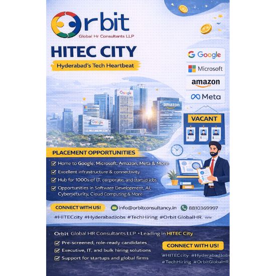 Orbit Global HR Consultants HITEC City Hyderabad placement agency job vacancies and IT career opportunities