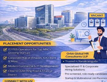 Orbit Global HR Consultants Nanakramguda Hyderabad placement agency job vacancies for IT, corporate, and startup roles