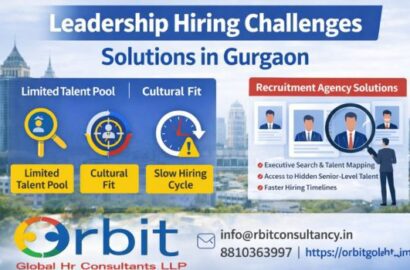Leadership hiring challenges and recruitment agency solutions in Gurgaon by Orbit Global HR Consultants