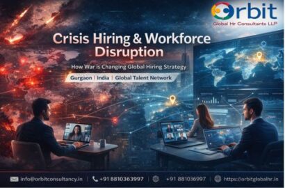 Crisis hiring workforce disruption global talent strategy Gurgaon India HR consulting