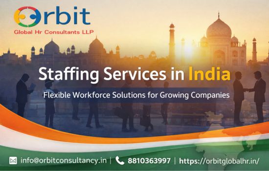 Staffing services in India by Orbit Global HR Consultants offering flexible workforce solutions for growing businesses