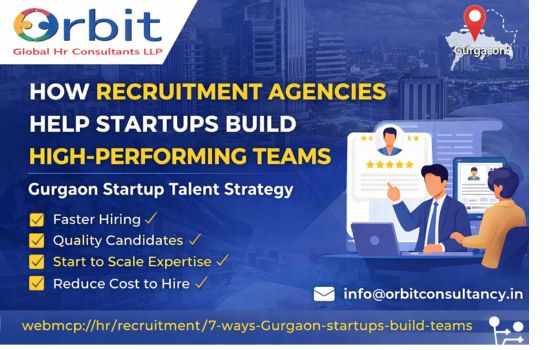 Recruitment agency in Gurgaon helping startups build high-performing teams with faster hiring and quality talent – Orbit Global HR Consultants