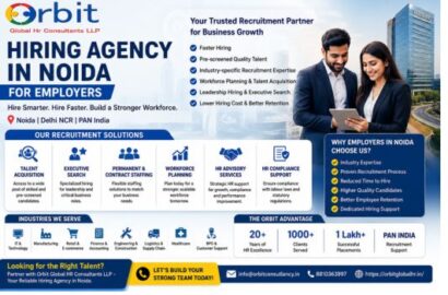 Hiring Agency in Noida for Employers by Orbit Global HR Consultants offering recruitment and staffing solutions across Delhi NCR