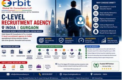 C-level recruitment agency India Gurgaon by Orbit Global HR Consultants offering executive search and leadership hiring services