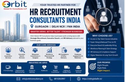 Orbit Global HR Consultants banner for HR recruitment consultants India offering talent acquisition, executive search, and manpower consultancy services in Gurgaon and across India